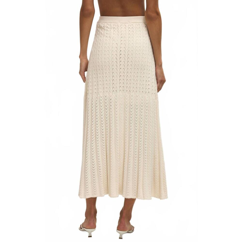 NEW Z SUPPLY lexa sweater skirt in beige - Picture 3 of 4